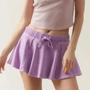 Out From Under Lived In Mini Skirt Urban Outfitters Lavender Skort Large